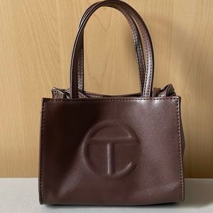 Small Telfar Chocolate Shopping bag